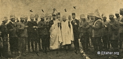 1911 - Emir Shakib with Mustafa Kemal in Libya